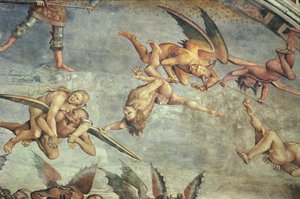 Djævle, fra Den sidste dom (detalje)